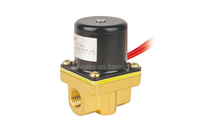 2 মিমি গর্ত 2 ওয়ে বায়ুসংক্রান্ত ব্রাস Solenoid ভালভ জন্য ঢালাই মেশিন সিস্টেম