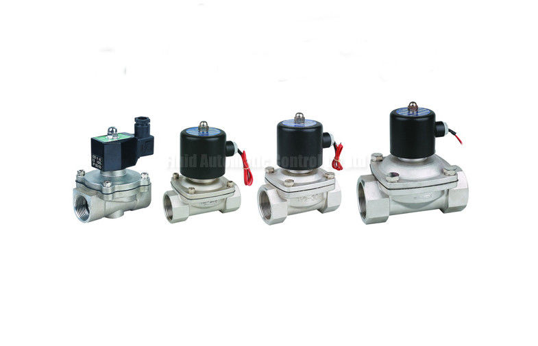 Stainless Steel Solenoid valve two position two way,port size G1/8"~G2"